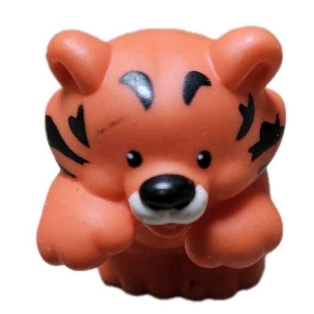 Fisher Price Little People ORANGE TIGER Zoo Noah's Ark Safari FPLP Jungle Animal